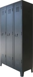 vidaXL Metalowa szafka w industrialnym stylu, 90 x 45 x 180 cm