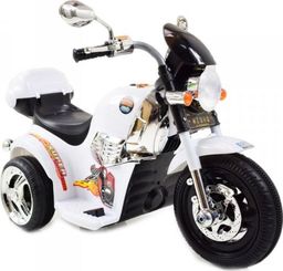  Super-Toys MOTOR CHOPPER STRIKE Z KUFERKIEM, KOGUTEM I POLICYJNYMI DŹWIĘKAMI/TR1508B