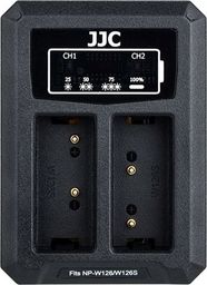 Ładowarka do aparatu JJC Ładowarka Dwukanałowa Podwójna USB do Fuji NP-W126 / NP-W126S