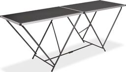  vidaXL Składany stół do tapetowania, MDF i alumnium, 200x60x78 cm