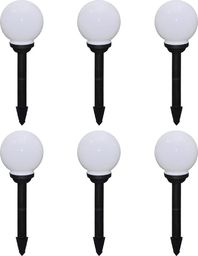  vidaXL Lampy do oświetlenia ścieżki, 6 szt, LED, 20 cm, ze szpikulcami