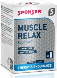  Sponser Suplement na skurcze mięśni SPONSER MUSCLE RELAX w butelkach (pudełko 4 szt x 30ml) (NEW)
