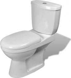 Zestaw kompaktowy WC vidaXL 70 cm cm biały (240549)