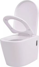 Miska WC vidaXL Podwieszana toaleta ceramiczna, biała
