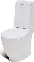 Zestaw kompaktowy WC vidaXL 65 cm cm biały (240376)