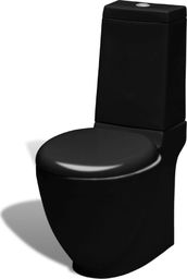 Zestaw kompaktowy WC vidaXL 66 cm cm czarny (141136)