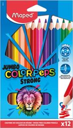  Maped Kredki Colorpeps Strong Jumbo 12 kolorów