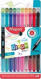  Maped Cienkopis Graph Peps Deco 20 kolorów MAPED