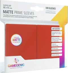  Rebel Gamegenic: Matte Prime CCG Sleeves 66x91mm Red