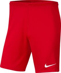  Nike Spodenki Nike Y Park III Boys BV6865 657 BV6865 657 czerwony XS (122-128cm)