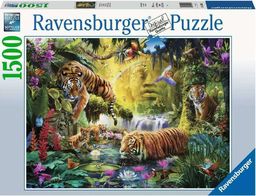  Ravensburger Puzzle 1500 elementów Tygrysy nad wodą