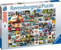  Ravensburger Puzzle 3000 elementów 99 Momentów Kampera VW