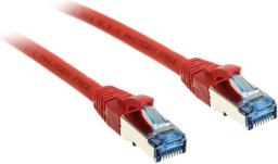  InLine Patch kabel sieciowy Cat.6A, S/FTP (PiMf), 500MHz, czerwony, 10m (76800R)