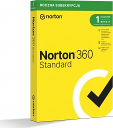  Norton 360 Standard 1 urządzenie 12 miesięcy  (21408666)
