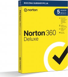  Norton 360 Deluxe 5 urządzeń 12 miesięcy  (21408667)