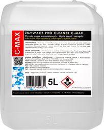 GSG Płyn zmywacz do części i narzędzi do myjki warsztatowej PRO CLEANER C-MAX 5L Płyn zmywacz do myjki warsztatowej PRO CLEANER C-MAX 5L