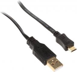 Kabel USB InLine USB-A - microUSB 3 m Czarny (31730F)
