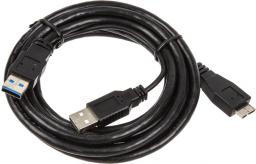 Kabel USB InLine 2x USB-A - micro-B 2 m Czarny (35420Y)