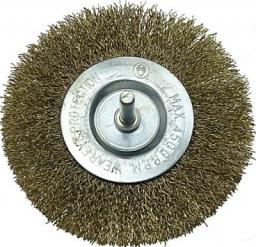 Drel szczotka tarczowa druciana z trzpieniem 80 mm (CON-AST-1808)