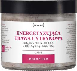  Iossi Cukrowy peeling do ciała Energetyzująca Trawa Cytrynowa z różową solą himalajską 250ml
