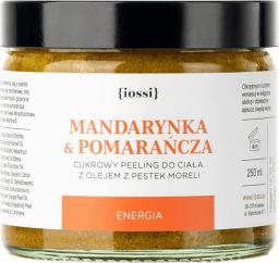  Iossi Cukrowy peeling do ciała Mandarynka & Pomarańcza z olejem z pestek moreli 250ml