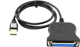 Kabel USB Hertz USB-A - IEEE 1284 (LPT) 1 m Czarny (AK72)