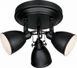 Lampa sufitowa Markslojd Plafon lampa sufitowa spot Markslojd Fjallbacka 3x40W E14 czarna 105815