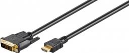 Kabel Goobay HDMI - DVI-D 1m czarny (51579)