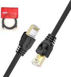 Przewód Ethernet Cat.7 SSTP (8P8C) RJ45 5m (C1812EBK)