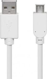 Kabel USB Goobay USB-A - 1 m Biały (533542)