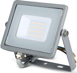 Naświetlacz V-TAC Projektor LED 20W 1600lm 4000K Dioda SAMSUNG Szary IP65 446