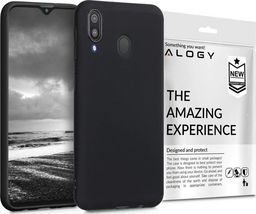  Alogy Etui silikonowe Alogy slim case do Samsung Galaxy M20 czarne + Folia ochronna Alogy uniwersalny
