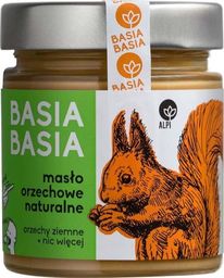  ALPI Hummus Basia Basia Masło orzechowe naturalne 210g : Smak - naturalne ( orzechy ziemne)