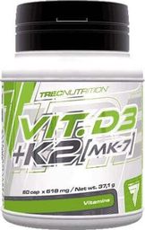  Trec Nutrition Trec Vitamin D3 + K2 (MK-7) 60 kaps.