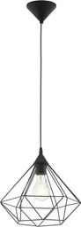 Lampa wisząca EGLO Lampa wisząca druciana Eglo Tarbes 1x60W E27 czarna 94188