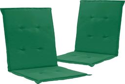  vidaXL VidaXL Poduszki na krzesła ogrodowe, 2 szt., zielone, 100x50x3 cm