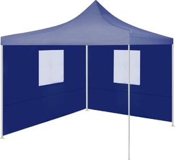  vidaXL VidaXL Profesjonalny, składany namiot imprezowy, 2 ściany, 2x2 m, stal