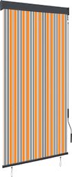 vidaXL Roleta zewnętrzna, 100x250 cm, żółto-niebieska