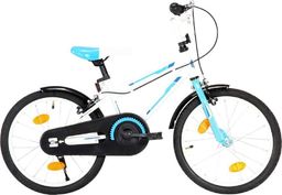  vidaXL Rower dla dzieci, 18 cali, niebiesko-biały