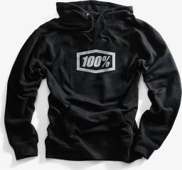  100% Bluza męska Essential Hooded Pullover Sweatshirt Black r. L