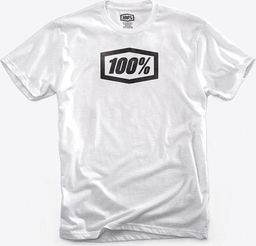  100% T-shirt 100% ESSENTIAL krótki rękaw White roz. M (NEW)
