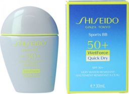  Shiseido SHISEIDO SUN SPORTS BB SPF50+ TANNING FLUID FOUNDATION VERY DARK 30ML