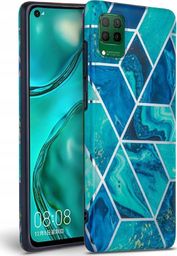  Tech-Protect Etui Tech-Protect Huawei P40 Lite Marble niebieski/blue