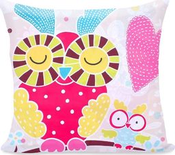  Vaikiškas dekoratyvinės pagalvėlės užvalkalas Pelėda, 80x80 cm