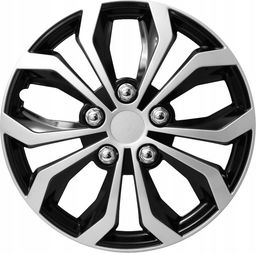 Kołpak Cartrend Kołpaki Daytona 16 Czarno Srebrne sport 4szt uniwersalny