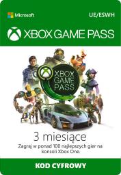  Microsoft Game Pass subskrypcja 3 miesiące (JPU-00086)