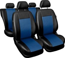Autodekor Skórzane pokrowce samochodowe Comfort niebieskie uniwersalny