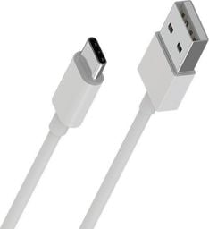 Kabel USB Borofone USB-A - USB-C 1 m Biały (43801-uniw)