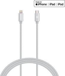 Kabel USB Kanex USB-C - Lightning 1.2 m Srebrny (36321-uniw)