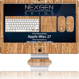 Nexgen Skins Zestaw skórek na obudowę z efektem 3D iMac 27 (Hardwood Classic 3D)